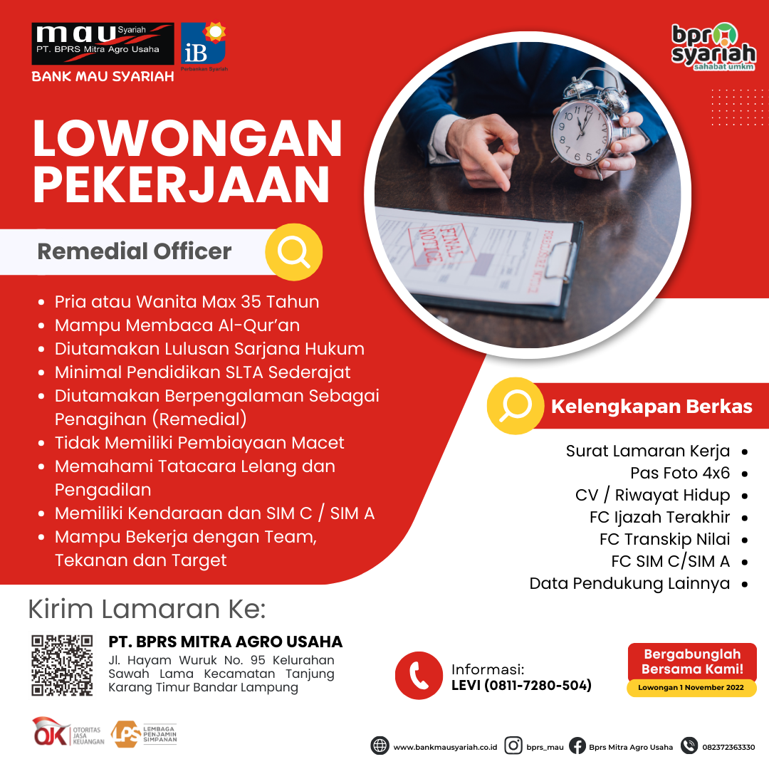 LOWONGAN RO NOVEMBER 2023