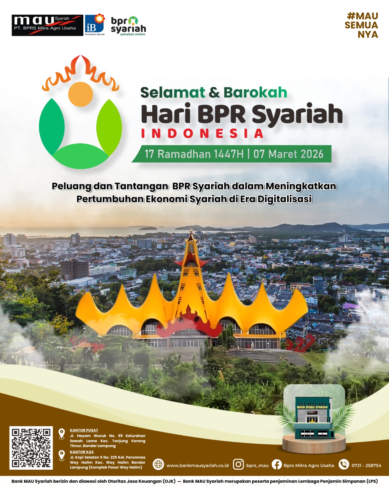 Selamat & Barokah Hari BPR Syariah Indonesia 2026: Momentum Penguatan Ekonomi Syariah di Era Digital